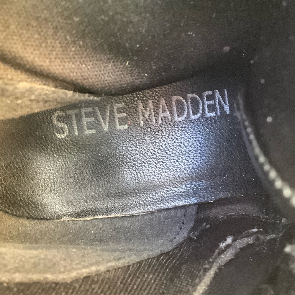 Steve Madden Shiny Black Kids Boots - Picture 15 of 16